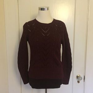 Women’s Maroon Sweater with Tank